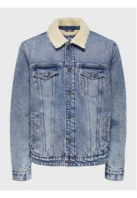 Only & Sons Kurtka jeansowa Louis 22022971 Niebieski Regular Fit. Kolor: niebieski. Materiał: jeans, bawełna #8