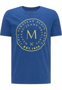 Mustang - T-SHIRT MĘSKI MUSTANG Alex C Print LIMOGES 1009020 5235. Wzór: nadruk #5