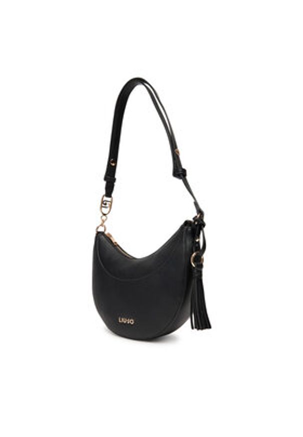 Liu Jo Torebka M Hobo AF5251 E0058 Czarny. Kolor: czarny. Materiał: skórzane