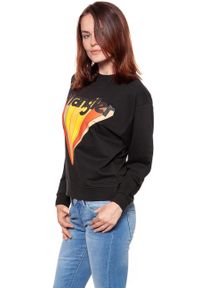 Wrangler - BLUZA WRANGLER RETRO SWEAT FADED BLACK W6085HPV6 112130460. Wzór: kolorowy, nadruk. Styl: retro #9