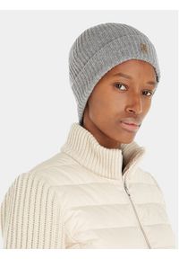 TOMMY HILFIGER - Tommy Hilfiger Czapka Cashmere Chic Beanie AW0AW15321 Szary. Kolor: szary. Materiał: kaszmir