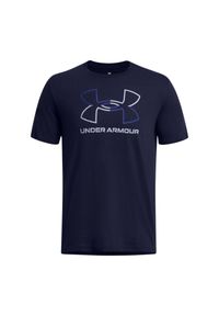 Koszulka Under Armour GL Foundation Update. Kolor: szary, niebieski, wielokolorowy. Materiał: bawełna #1