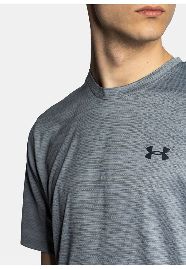 Koszulka treningowa męska szara Under Armour Vent 2.0. Kolor: szary. Sport: turystyka piesza
