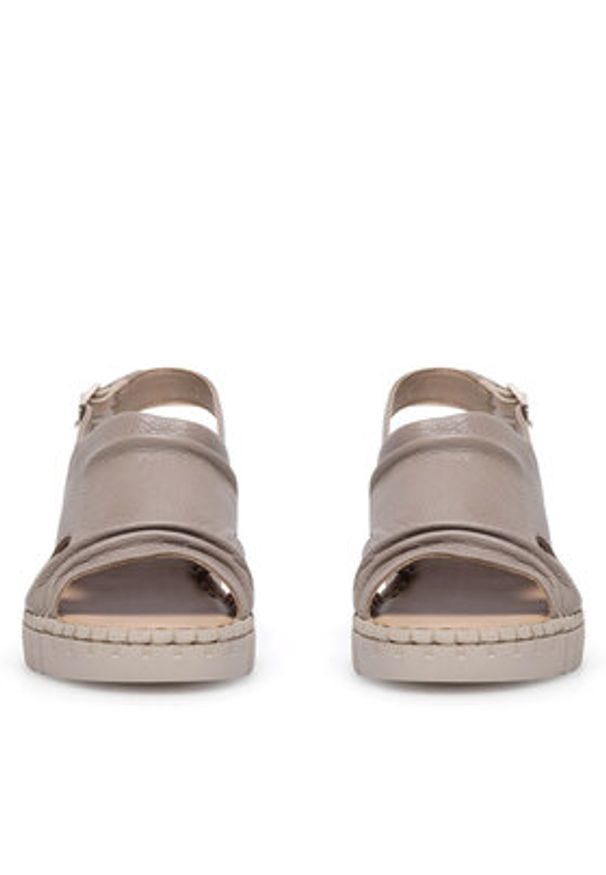 Lasocki Sandały WB-BRIGITTE-02 Beżowy. Kolor: beżowy. Materiał: skóra