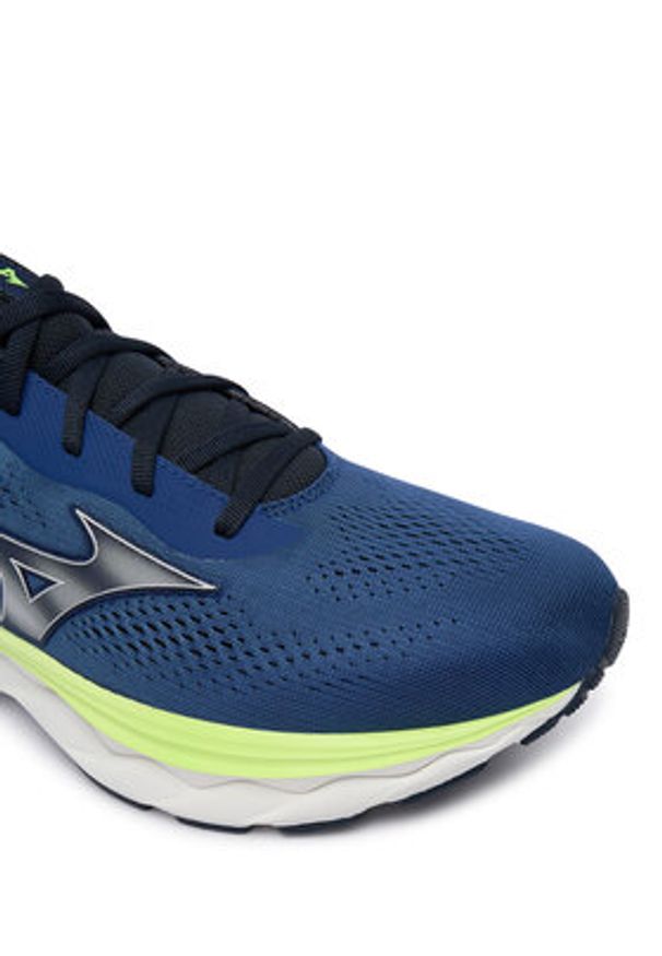 Mizuno Buty do biegania Wave Serene 2 J1GC2559 Granatowy. Kolor: niebieski. Materiał: skóra, zamsz. Model: Mizuno Wave
