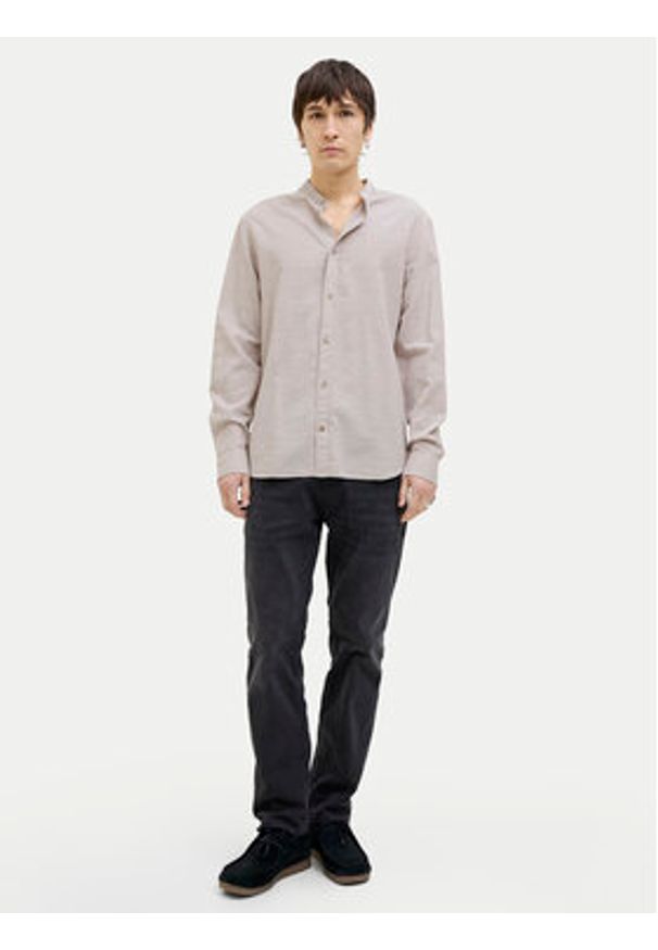 Jack & Jones - Jack&Jones Koszula Summer 12269319 Beżowy Comfort Fit. Kolor: beżowy. Materiał: bawełna