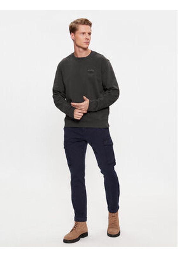 Aeronautica Militare Bluza 232FE1829F533 Szary Regular Fit. Kolor: szary. Materiał: bawełna