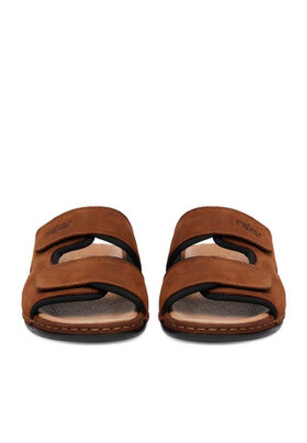 Rieker Klapki CEO-25559-25 Brązowy. Kolor: brązowy. Materiał: skóra, zamsz