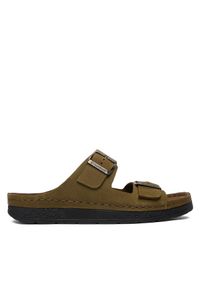 Klapki Berkemann. Kolor: zielony #1