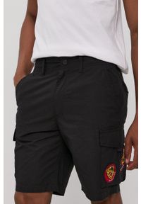 Superdry Szorty męskie kolor czarny. Okazja: na co dzień. Kolor: czarny. Styl: casual #2