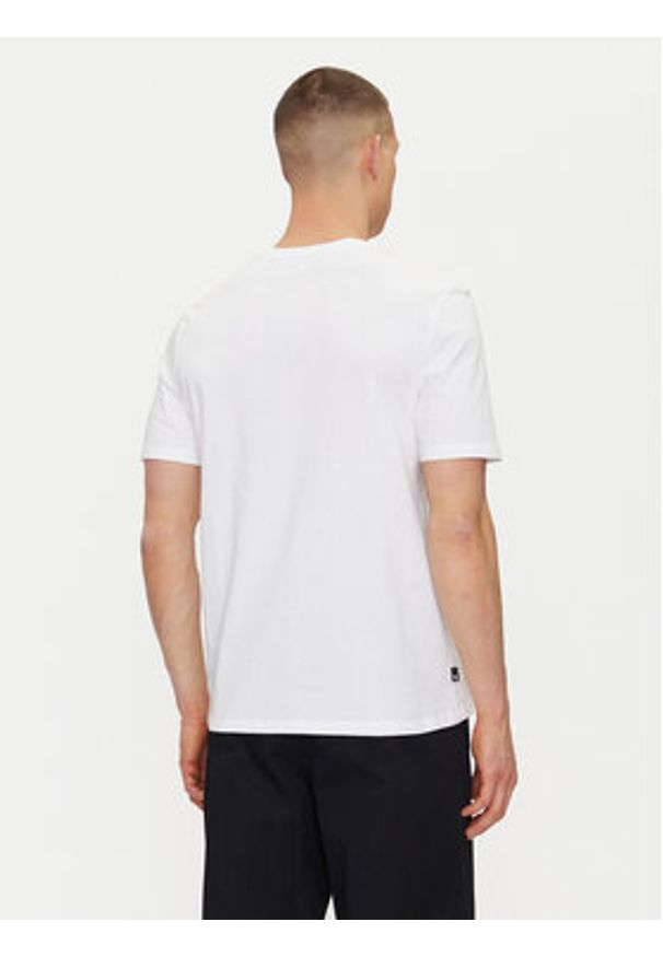 Timberland T-Shirt TB0A5QS2 Biały Regular Fit. Kolor: biały. Materiał: bawełna