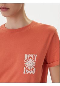 Roxy T-Shirt Oceanregular ERJZT06110 Pomarańczowy Regular Fit. Kolor: pomarańczowy. Materiał: bawełna #3