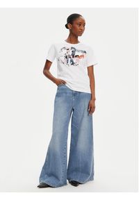 Munthe T-Shirt Prato 252110425260 Biały Regular Fit. Kolor: biały. Materiał: bawełna #4