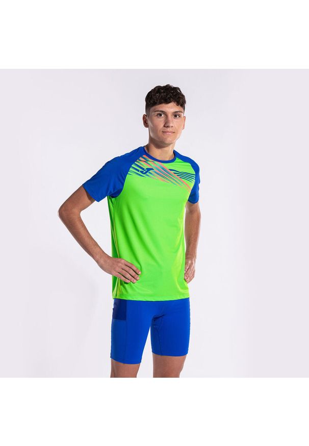 Koszulka do biegania męska Joma Elite X. Kolor: niebieski