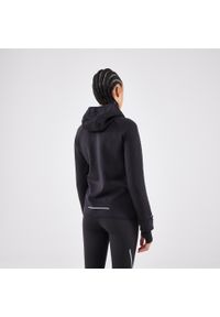 KIPRUN - Bluza do biegania damska Kiprun Run 500 Warm ocieplana. Kolor: czarny. Materiał: poliester, materiał, elastan, lyocell. Sport: bieganie #2