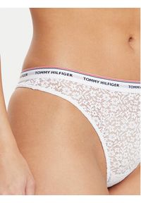 TOMMY HILFIGER - Tommy Hilfiger Komplet 3 par stringów UW0UW04896 Kolorowy. Materiał: syntetyk. Wzór: kolorowy #9