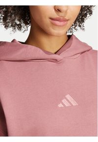 Adidas - adidas Bluza ALL SZN French Terry IY6808 Różowy Loose Fit. Kolor: różowy. Materiał: bawełna #5