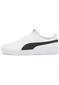Buty do chodzenia męskie Puma Rickie. Zapięcie: sznurówki. Kolor: biały, wielokolorowy. Materiał: materiał, syntetyk. Szerokość cholewki: normalna. Sport: turystyka piesza