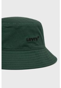 Levi's® - Levi's Kapelusz kolor zielony bawełniany. Kolor: zielony. Materiał: bawełna #3
