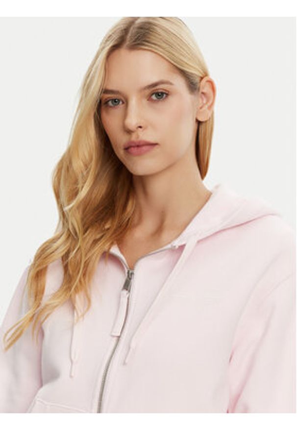 TOMMY HILFIGER - Tommy Hilfiger Bluza WW0WW44632 Różowy Regular Fit. Kolor: różowy. Materiał: bawełna