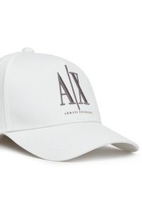 Armani Exchange Czapka z daszkiem XM000811 AF13343 U0009 Biały. Kolor: biały. Materiał: bawełna, materiał