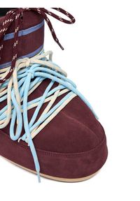 Moon Boot Śniegowce 80D1409670 Bordowy. Kolor: czerwony. Materiał: skóra, zamsz