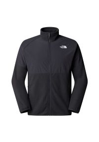 Bluza męska The North Face 100 Glacier Heavyweight Full-Zip Fleece 0A89JGU8M1 - czarna. Okazja: na co dzień. Kolor: czarny. Materiał: poliester. Styl: casual, klasyczny #1