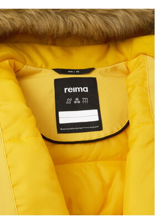 Reima Kurtka zimowa Mutka 5100037B Żółty Regular Fit. Kolor: żółty. Materiał: syntetyk. Sezon: zima