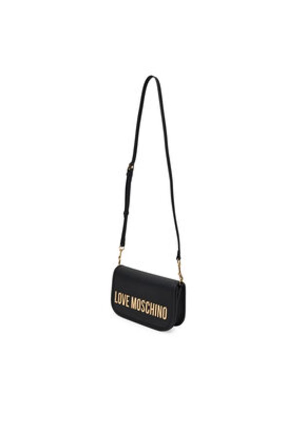 Love Moschino - LOVE MOSCHINO Torebka JC4028PP1NKD0000 Czarny. Kolor: czarny. Materiał: skórzane