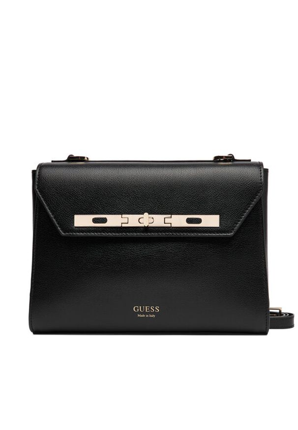 Guess Torebka HWAMGP L5476 Czarny. Kolor: czarny. Materiał: skórzane