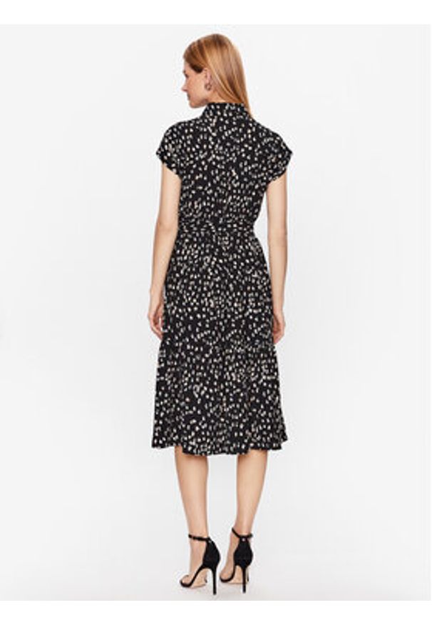 DKNY Sukienka codzienna DD3E2039 Czarny Regular Fit. Okazja: na co dzień. Kolor: czarny. Materiał: syntetyk. Typ sukienki: proste. Styl: casual