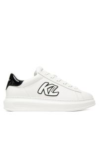 Karl Lagerfeld - KARL LAGERFELD Sneakersy KL52535A Biały. Kolor: biały. Materiał: skóra