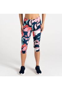 DARE 2B - Legginsy turystyczne damskie Influential 3/4. Kolor: biały. Materiał: poliester, materiał. Sport: fitness