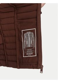 Guess Kurtka przejściowa W6YL16 W2891 Brązowy ciemny Slim Fit. Kolor: brązowy. Materiał: syntetyk #2