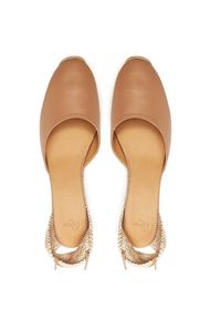 Castañer Espadryle Carina/6/250 025338 Beżowy. Kolor: beżowy. Materiał: skóra #4