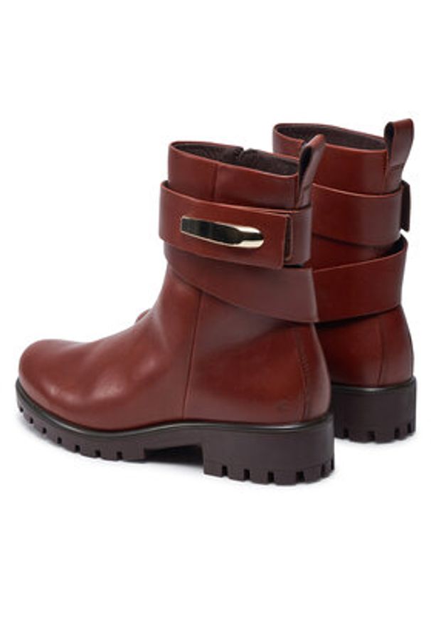ecco - ECCO Botki Modtray W 49019301053 Brązowy. Kolor: brązowy. Materiał: skóra