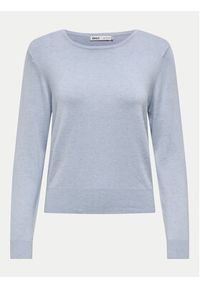 only - ONLY Sweter Venice 15333989 Błękitny Regular Fit. Kolor: niebieski. Materiał: wiskoza #6