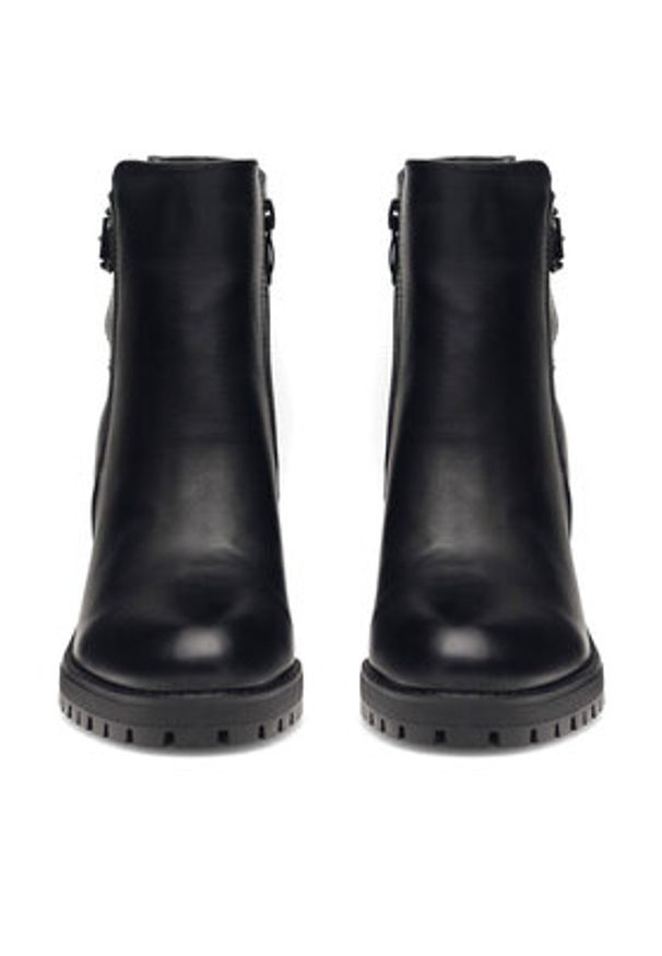 Clara Barson Botki MAGNA HL221125 Czarny. Kolor: czarny. Materiał: skóra