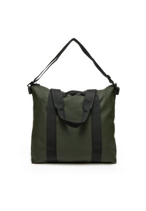 Rains Torba Tote Bag W3 14150 Zielony. Kolor: zielony