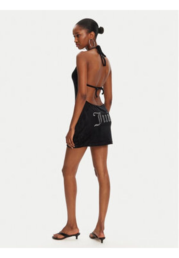 Juicy Couture Sukienka koktajlowa JCWED125326 Czarny Slim Fit. Kolor: czarny. Materiał: syntetyk. Styl: wizytowy