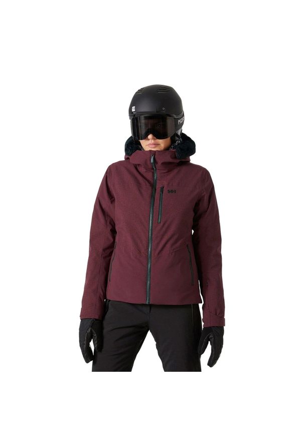 Damska kurtka narciarska Helly Hansen Valdisere 2.0. Kolor: brązowy. Sezon: zima. Sport: narciarstwo
