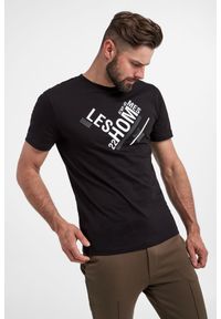 Les Hommes - T-shirt LES HOMMES. Długość rękawa: krótki rękaw. Długość: krótkie. Wzór: nadruk