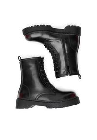 Jenny Fairy Trzewiki HY12659-1 Bordowy. Kolor: czerwony. Materiał: materiał #5