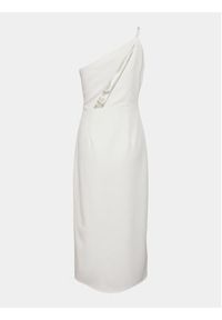 YAS Sukienka koktajlowa Izzie 26032133 Biały Regular Fit. Kolor: biały. Materiał: syntetyk, wiskoza. Styl: wizytowy #5