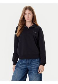 Guess Jeans Bluza W5YQ09 K68I4 Czarny Regular Fit. Kolor: czarny. Materiał: bawełna #1