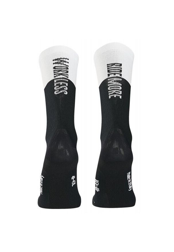 Skarpety rowerowe NORTHWAVE WORK LESS RIDE MORE czarno białe. Kolor: biały, wielokolorowy, czarny. Sport: kolarstwo