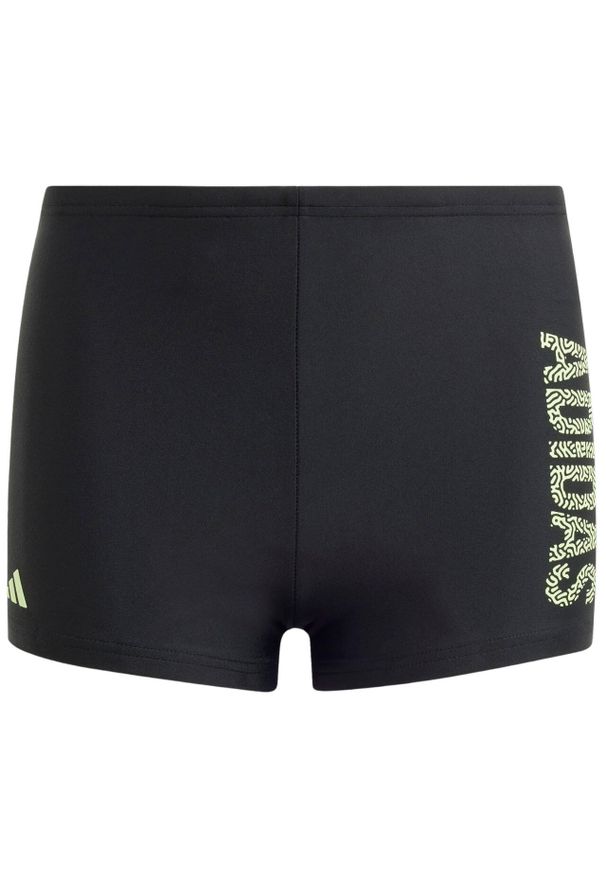 Adidas - Spodenki kąpielowe dla dzieci adidas Logo Swim BXR. Kolor: czarny