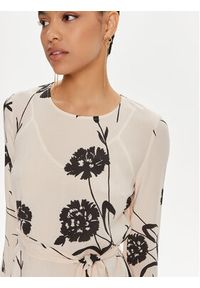 TwinSet - TWINSET Sukienka letnia 241TP2604 Écru Straight Fit. Materiał: wiskoza. Sezon: lato #3