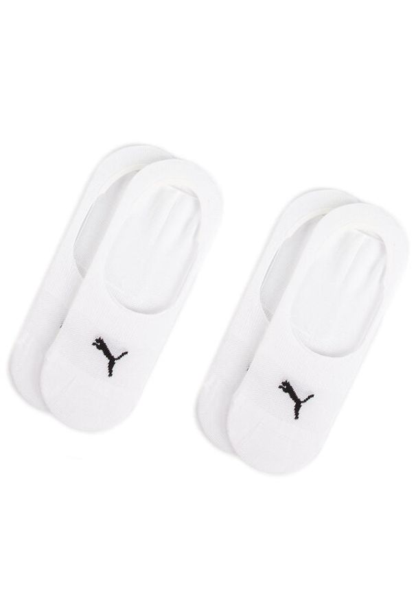 Puma Zestaw 2 par stopek unisex 906245 Biały. Kolor: biały. Materiał: materiał