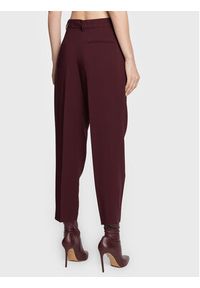 Bruuns Bazaar Spodnie materiałowe Cindysus Dagny BBW2393 Bordowy Loose Fit. Kolor: czerwony. Materiał: wiskoza #3